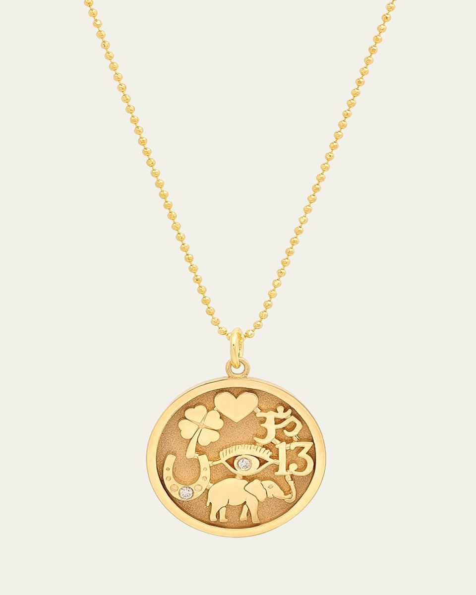 Good Luck 18K Gold Necklace
